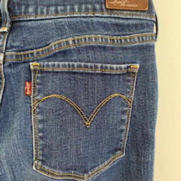 Levi's Denim - Levis San Francisco jeans dark wash slight curve classic SIZE 12 straight leg